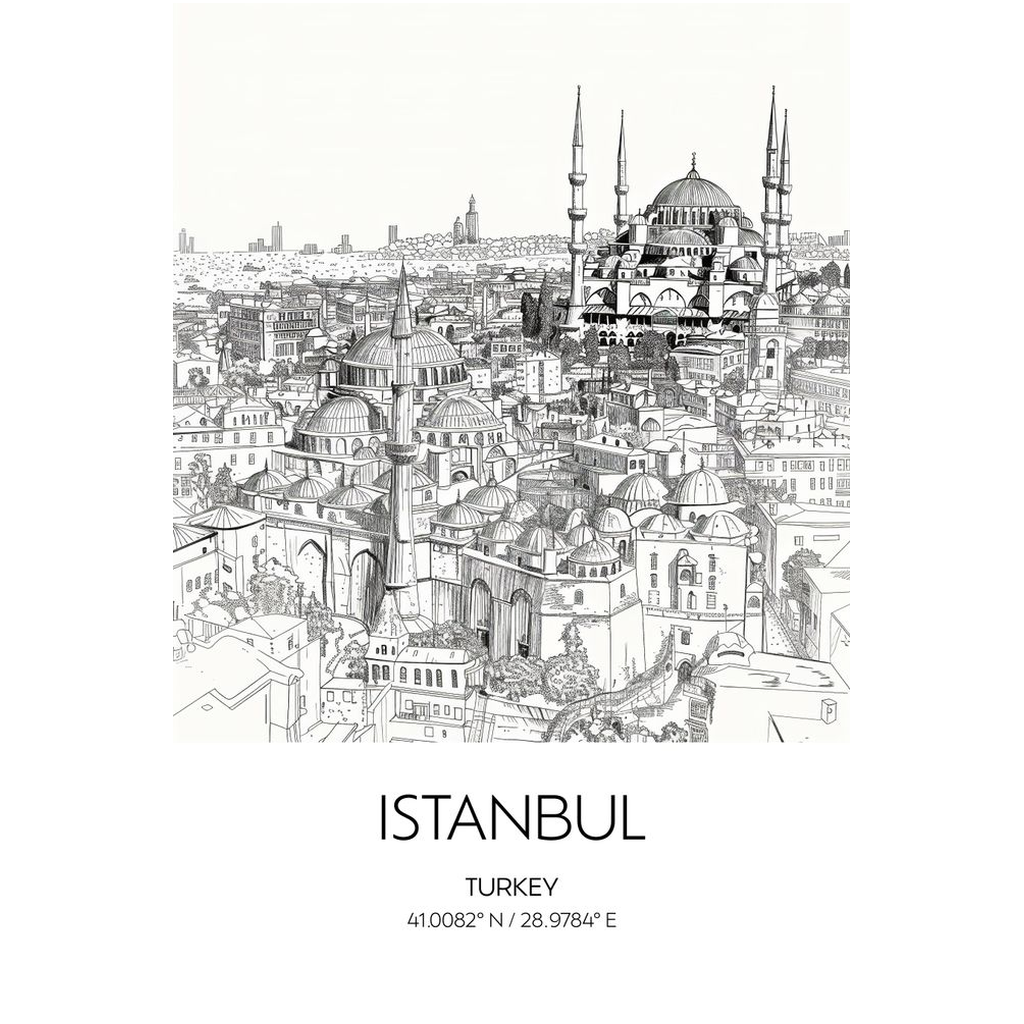 Istanbul Turkey Map