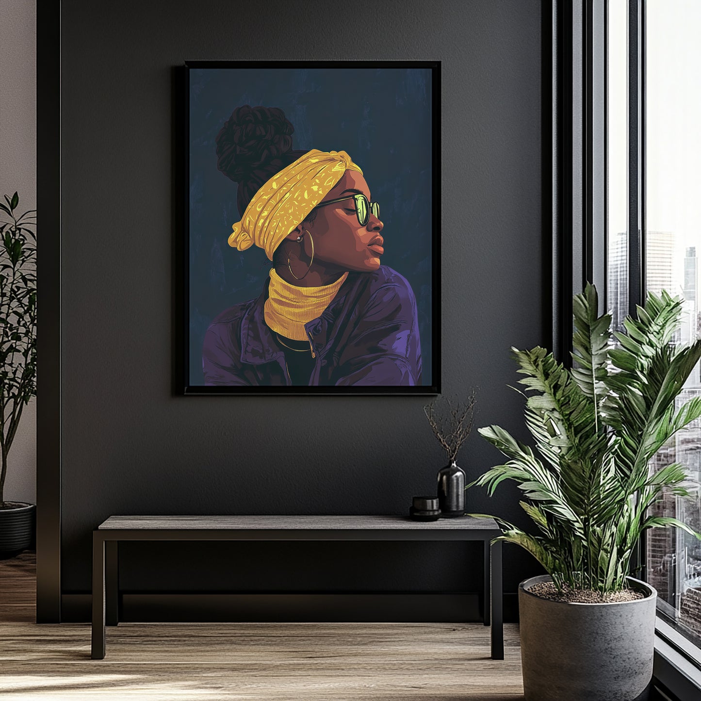 I Love Me - Black Art Print