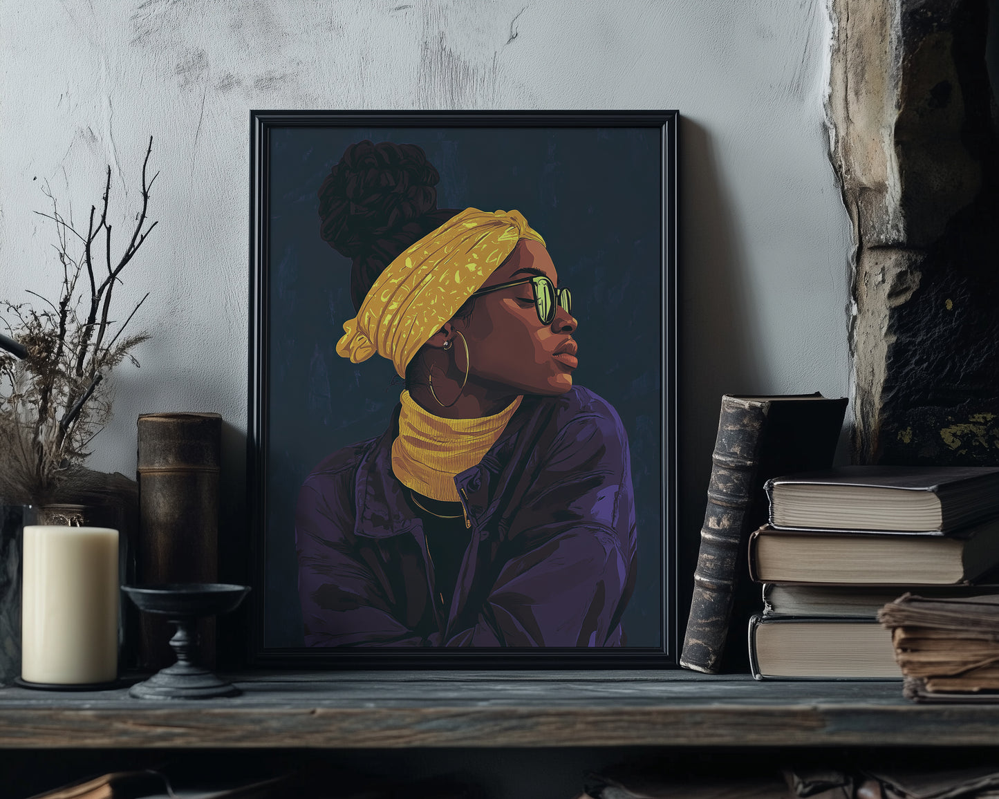 I Love Me - Black Art Print