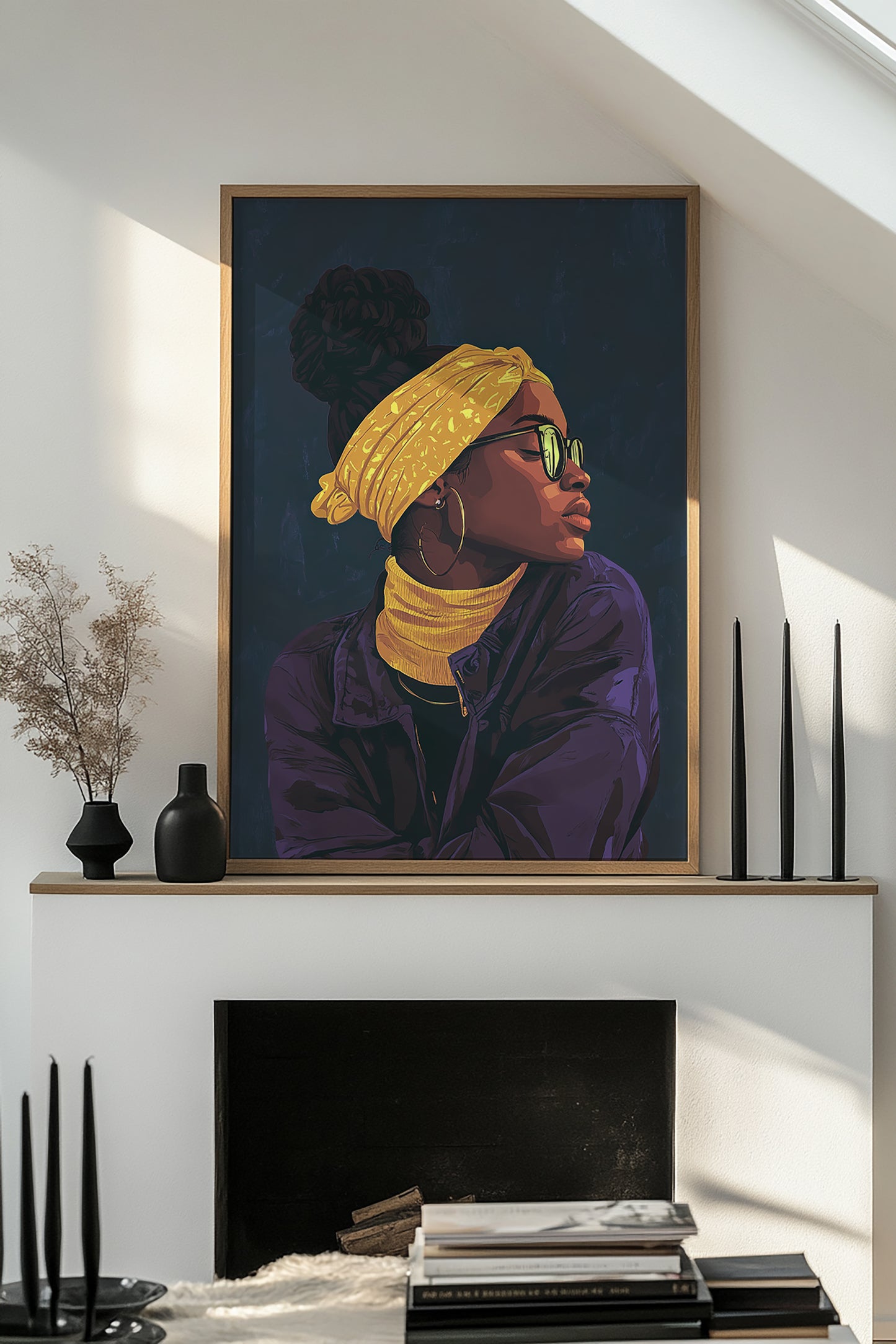 I Love Me - Black Art Print