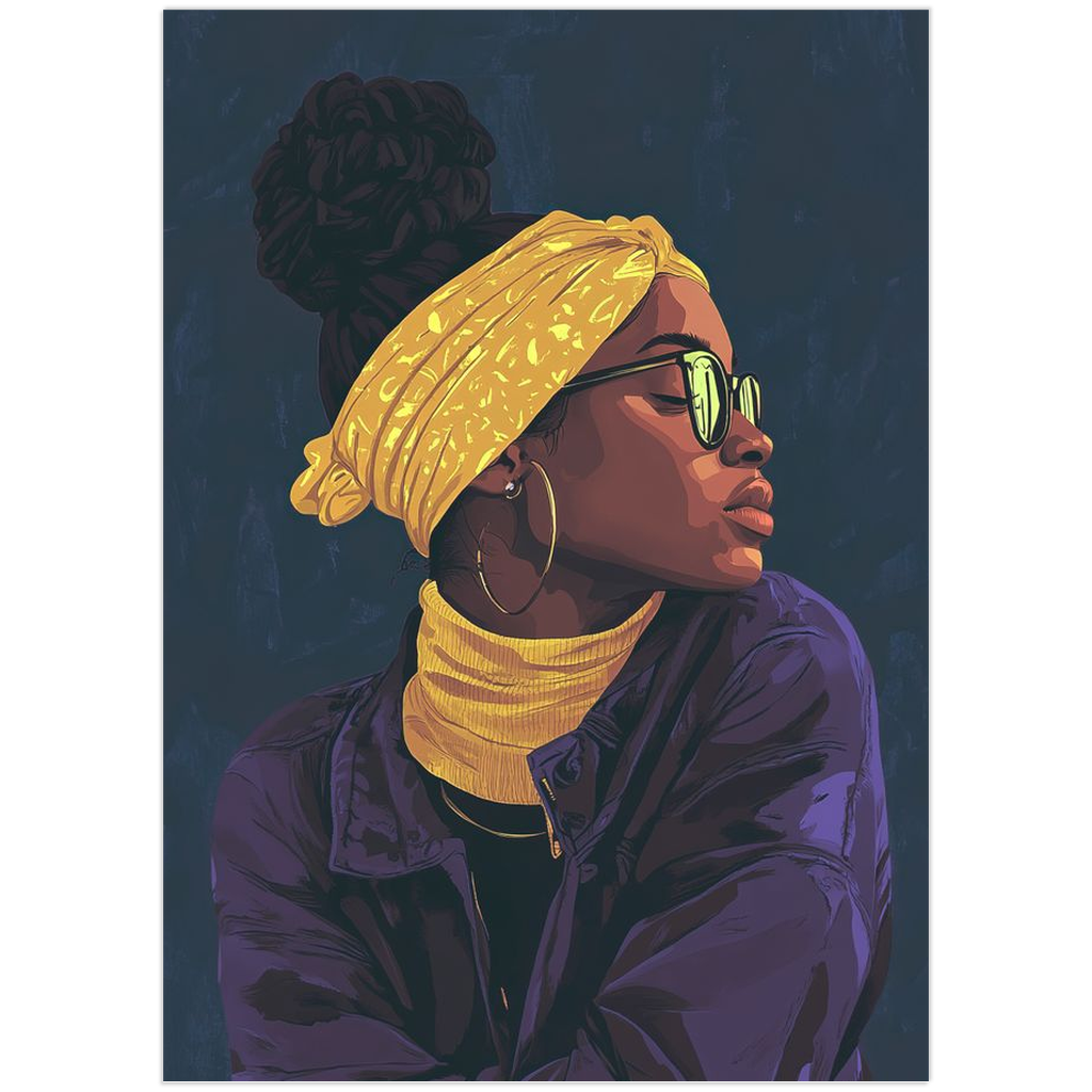 I Love Me - Black Art Print