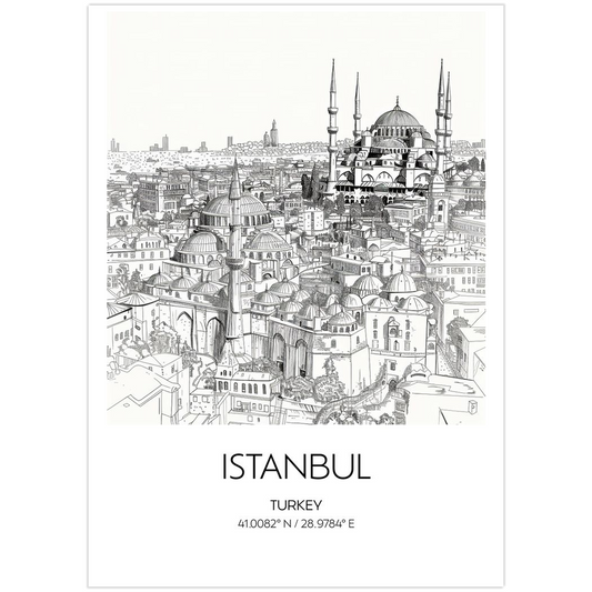 Istanbul Turkey Map