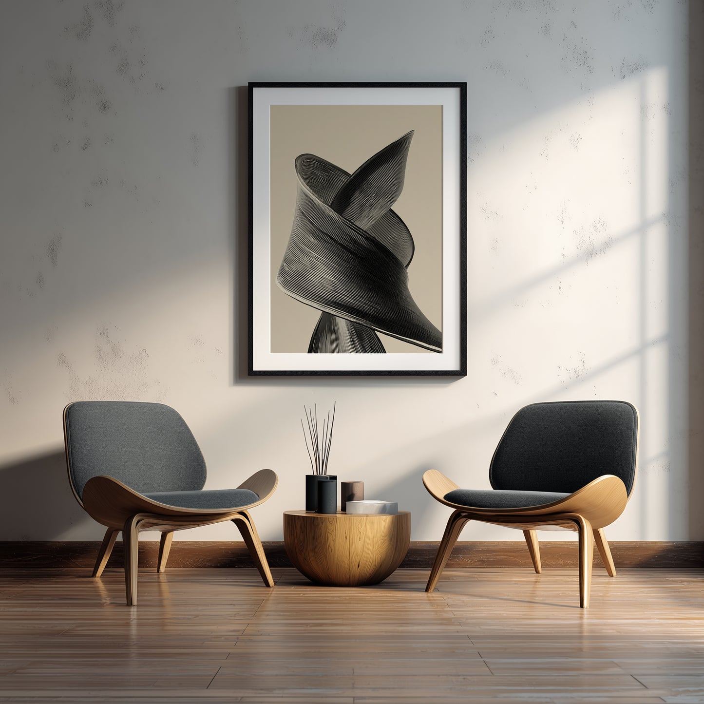 Black and White Abstract