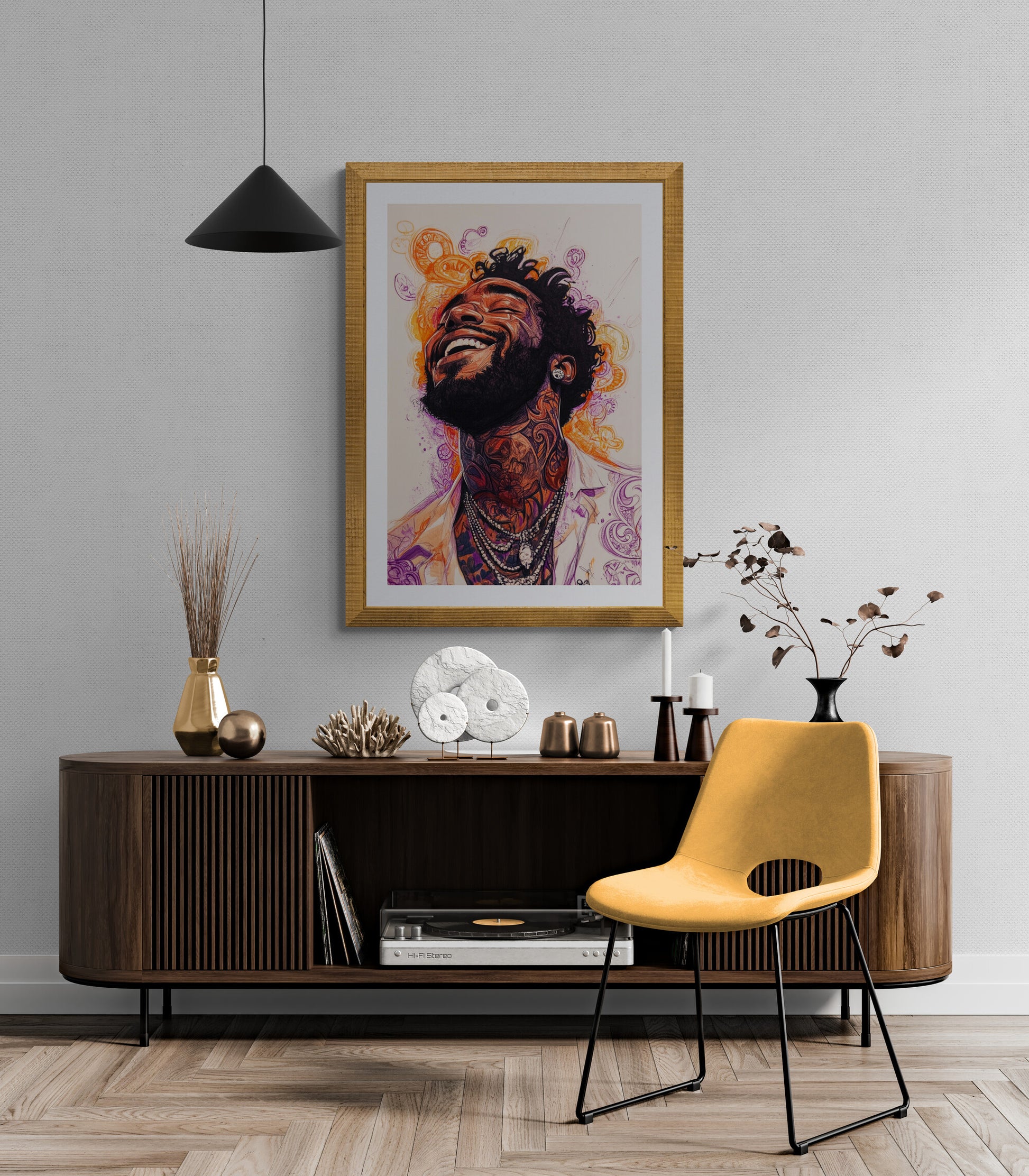 Black art for Livingroom 