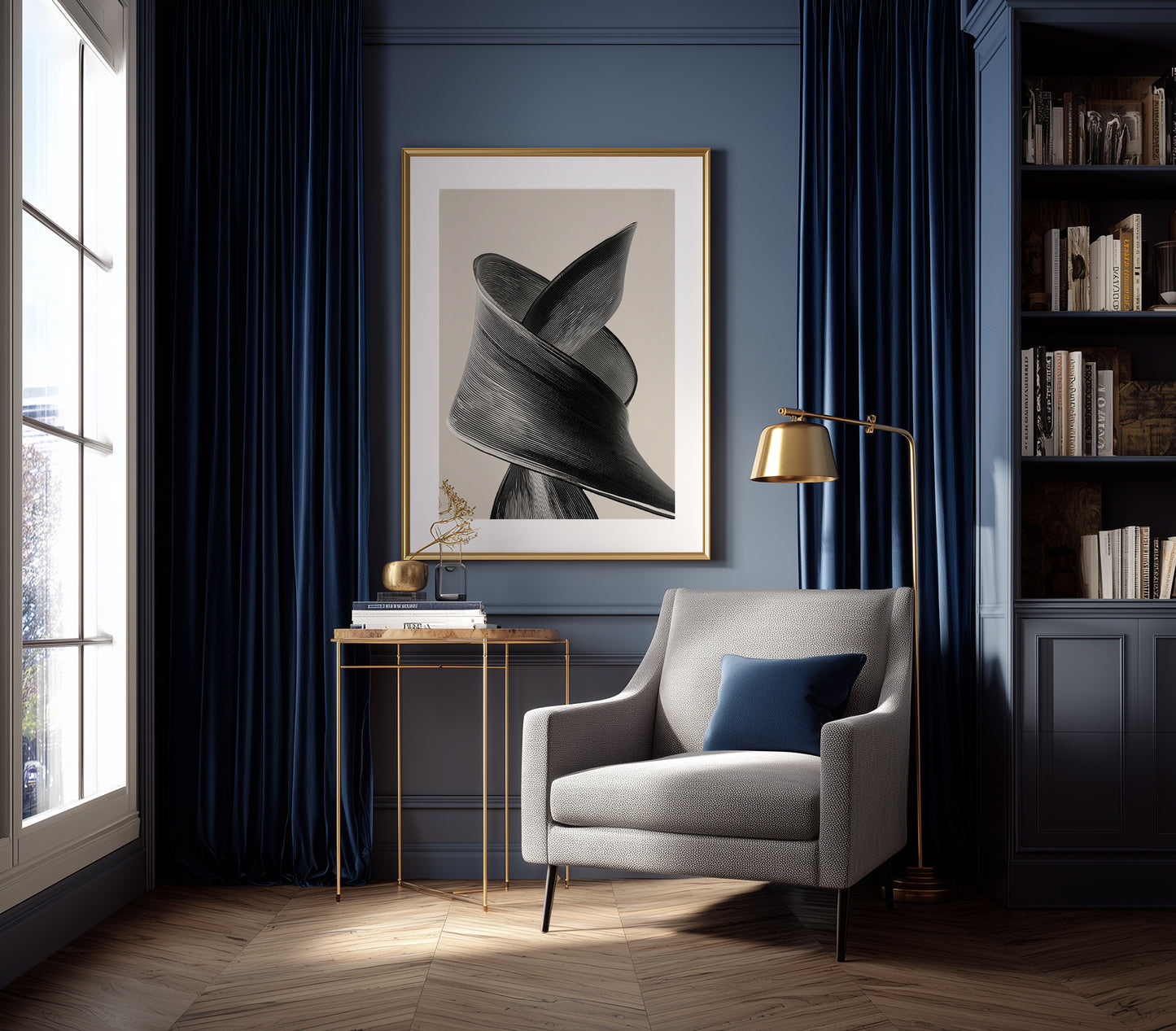 Black and White Abstract