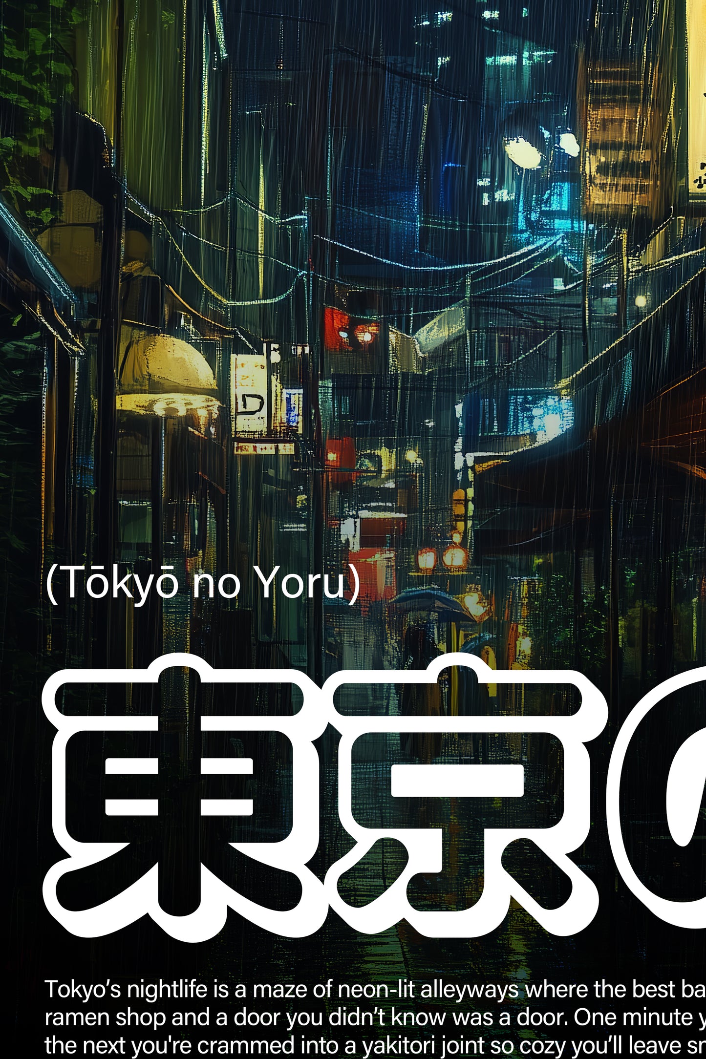 Tokyo Nights Art Print