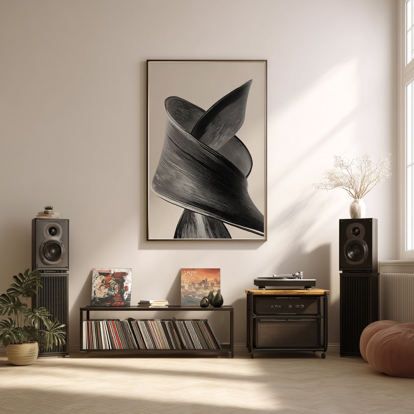 Black and White Abstract