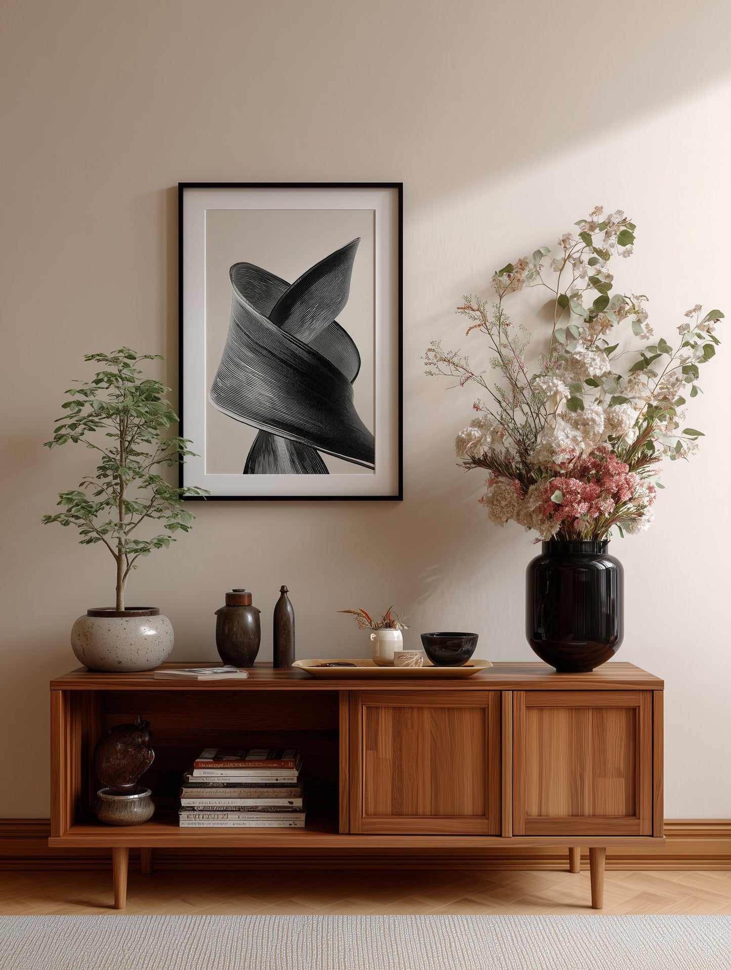 Black and White Abstract