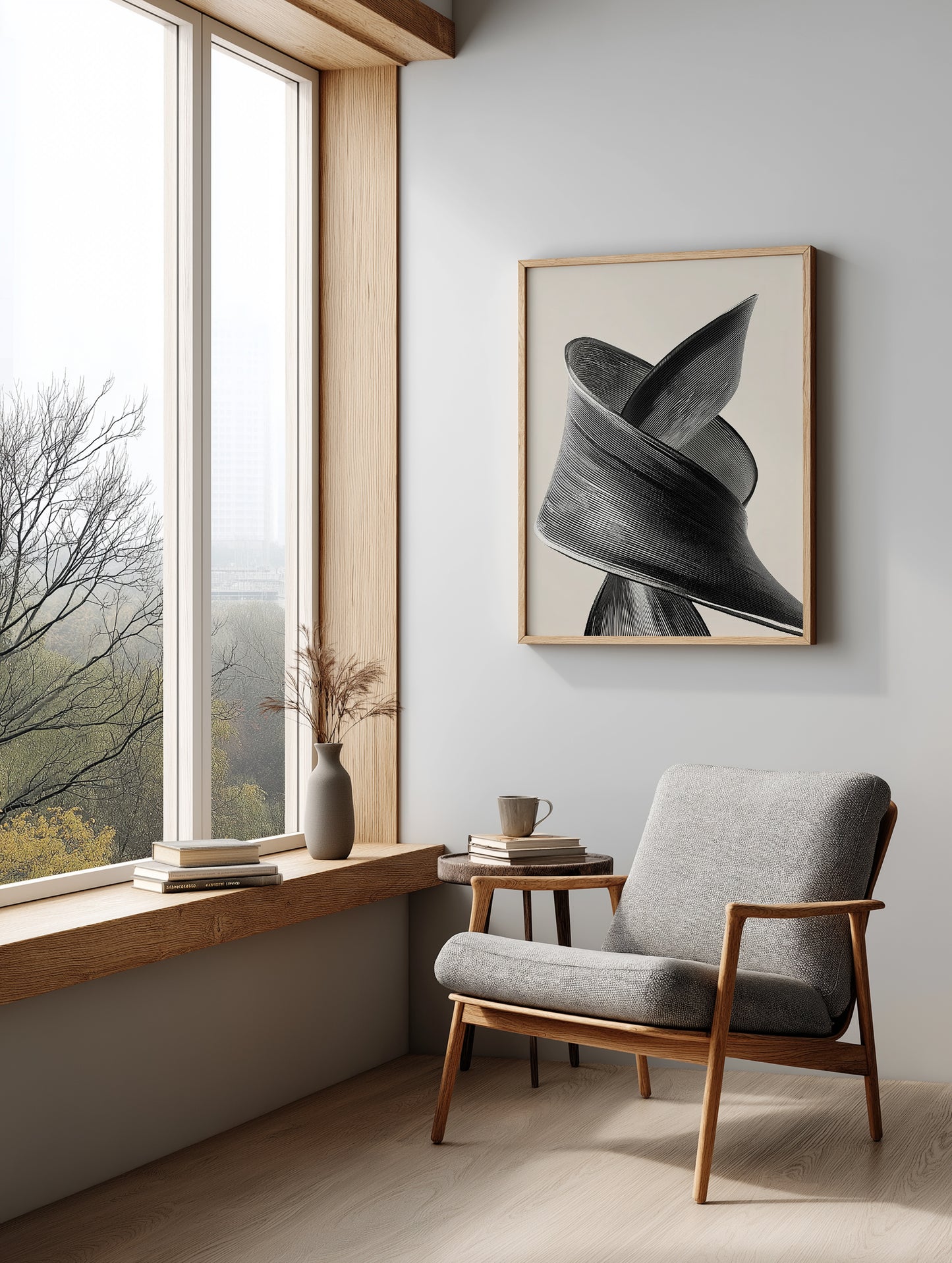 Black and White Abstract