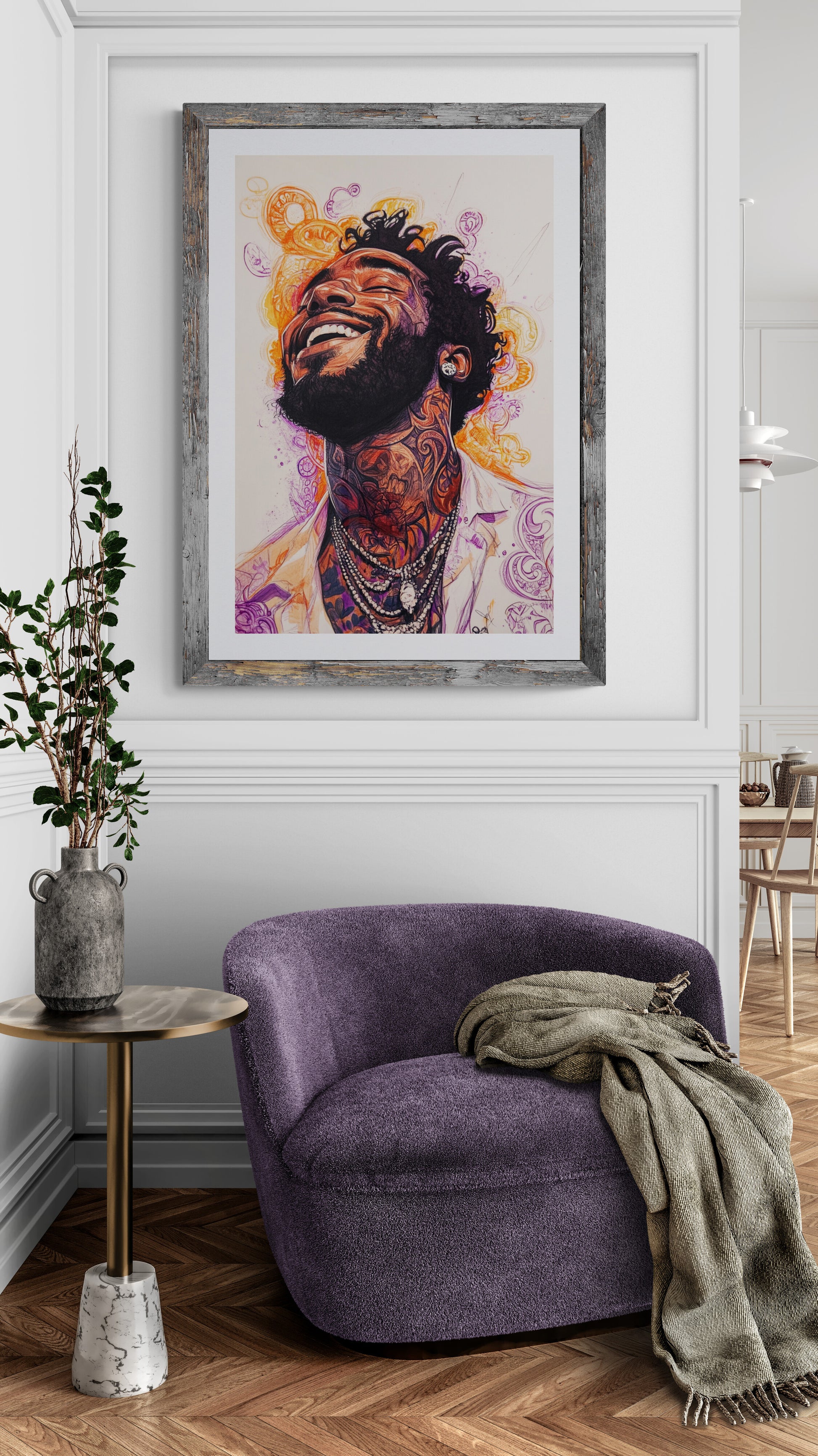 African american positive wall art for home