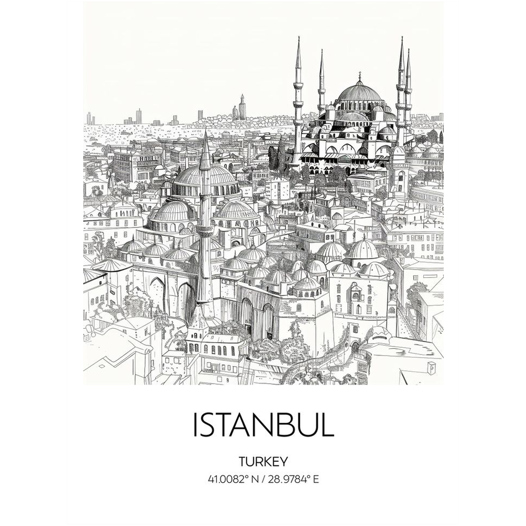 Istanbul Turkey Map